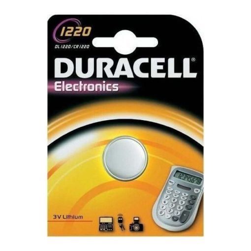 Εικόνα της Μπαταρία Λιθίου Duracell Electronics CR1220 1τμχ DECR1220