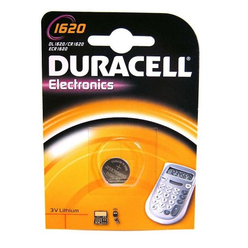 Εικόνα της Μπαταρία Λιθίου Duracell Electronics CR1620 1τμχ DECR1620