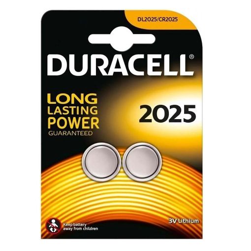 Εικόνα της Μπαταρίες Λιθίου Duracell Long Lasting Power CR2025 2τμχ DLLPCR2025