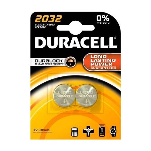 Εικόνα της Μπαταρίες Λιθίου Duracell Long Lasting Power CR2032 2τμχ DLLPCR2032