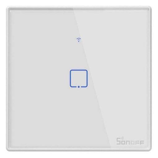 Εικόνα της Smart Εξωτερικός Διακόπτης Sonoff T2EU1C-RF 433MHz με Μονό Πλήκτρο Αφής White