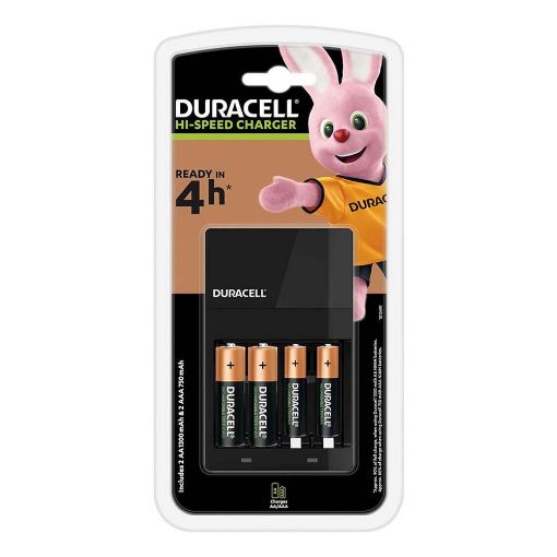 Εικόνα της Φορτιστής Μπαταριών Duracell Hi-Speed AA/AAA DCEF14