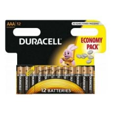 Εικόνα της Αλκαλικές Μπαταρίες Duracell AAA 12τμχ DRAAALR03