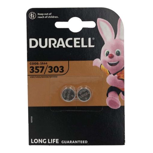 Εικόνα της Μπαταρίες Silver Oxide Duracell 303/357 SR44 2τμχ DSR44W