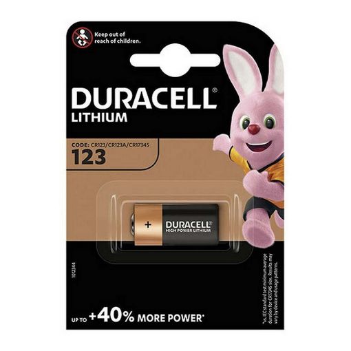 Εικόνα της Μπαταρία Λιθίου Duracell Ultra CR123 1τμχ DUCR123