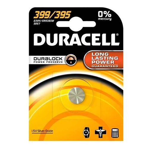 Εικόνα της Μπαταρίες Silver Oxide Duracell Watch 399/395 SR57 1τμχ DWSR57