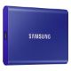 Εικόνα της Εξωτερικός Σκληρός Δίσκος SSD Samsung Portable T7 500GB 2.5" USB-C 3.2 Indigo Blue MU-PC500H/WW