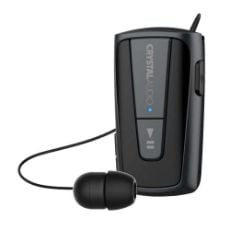Εικόνα της Handsfree Crystal Audio R3G Retractable Gunmetal Bluetooth Black