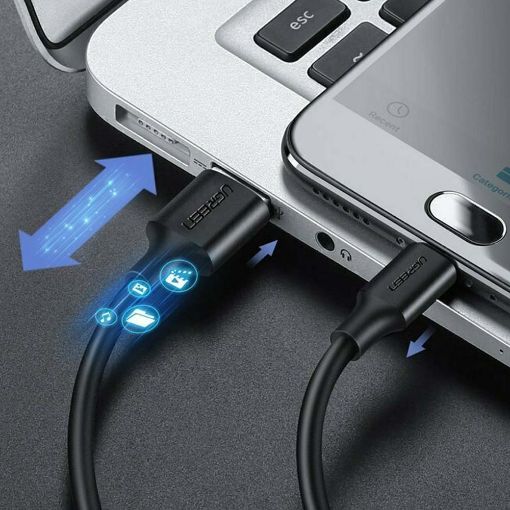 Εικόνα της Καλώδιο Ugreen USB 2.0 to MicroUSB Black 1m 60136