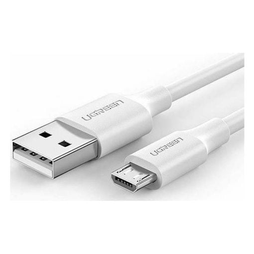 Εικόνα της Καλώδιο Ugreen USB 2.0 to MicroUSB White 1m 60141