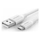 Εικόνα της Καλώδιο Ugreen USB 2.0 to MicroUSB White 1m 60141