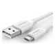 Εικόνα της Καλώδιο Ugreen USB 2.0 to MicroUSB White 2m 60143