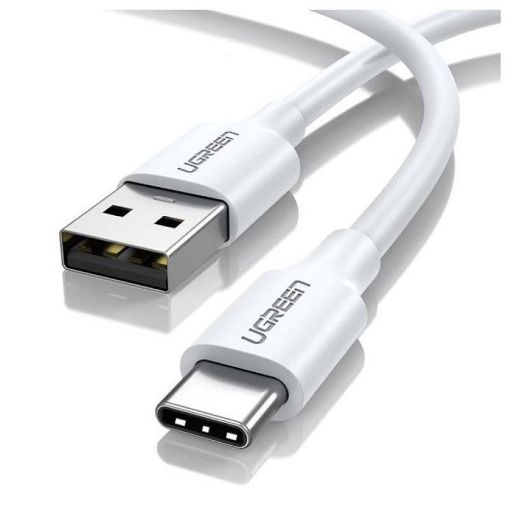Εικόνα της Kαλώδιο Ugreen US287 USB 2.0 to USB-C 60W PD 1m White 60121