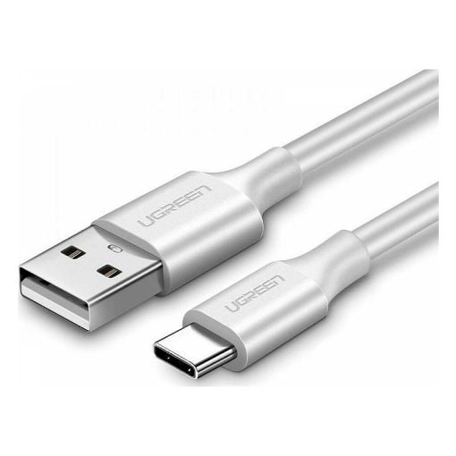 Εικόνα της Kαλώδιο Ugreen US287 USB 2.0 to USB-C 60W PD 1m White 60121