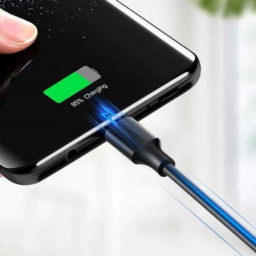 Εικόνα της Kαλώδιο Ugreen USB 2.0 to USB-C 1m Black 60116