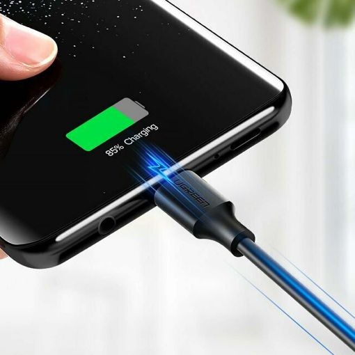 Εικόνα της Kαλώδιο Ugreen USB 2.0 to USB-C 2m Black 60118
