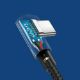 Εικόνα της Kαλώδιο Ugreen Right Angle USB 2.0 to USB-C 2m Gray 20857