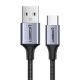 Εικόνα της Kαλώδιο Ugreen Nylon Braided USB 2.0 to USB-C 3m Black 60408