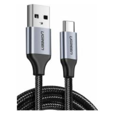 Εικόνα της Kαλώδιο Ugreen Nylon Braided USB 2.0 to USB-C 3m Black 60408