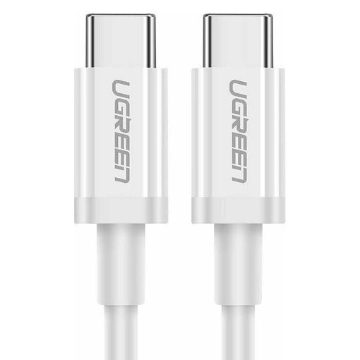 Εικόνα της Kαλώδιο Ugreen USB-C to USB-C 1m White 60518