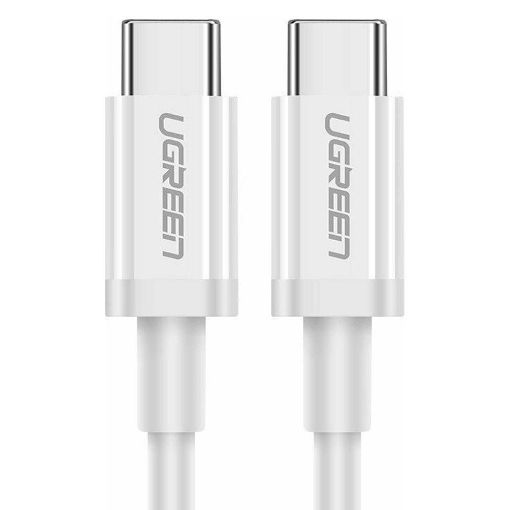 Εικόνα της Kαλώδιο Ugreen USB-C to USB-C 1m White 60518