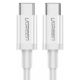 Εικόνα της Kαλώδιο Ugreen USB-C to USB-C 1m White 60518