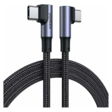 Εικόνα της Kαλώδιο Ugreen Right Angle USB-C to USB-C 1m Gray 70696