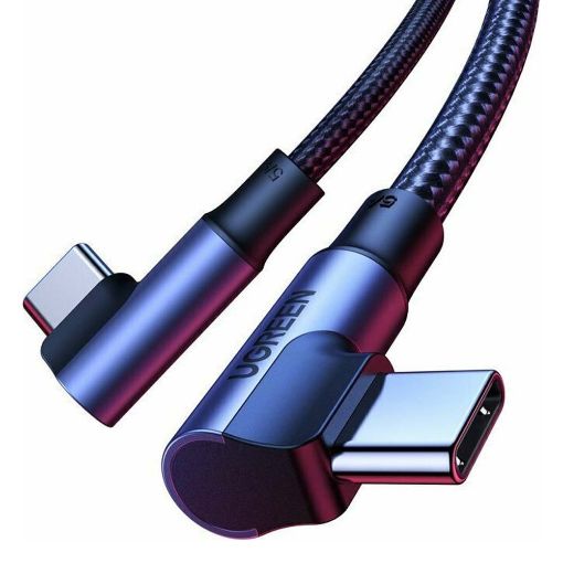Εικόνα της Kαλώδιο Ugreen Right Angle USB-C to USB-C 2m Gray 70698