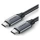 Εικόνα της Kαλώδιο Ugreen US161 USB-C to USB-C 60W PD 1.5m Gray 50751