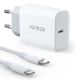 Εικόνα της Φορτιστής Ugreen CD137 USB-C PD 20W & Lightning Cable 1m White 50698