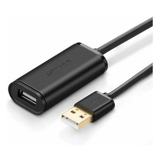 Εικόνα της Καλώδιο Προέκτασης USB 2.0 Ugreen 5m Black 10319