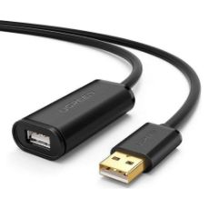 Εικόνα της Καλώδιο Προέκτασης USB 2.0 Ugreen 5m Black 10319