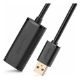Εικόνα της Καλώδιο Προέκτασης USB 2.0 Ugreen 10m Black 10321