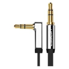 Εικόνα της Καλώδιο Ugreen Angled Flat Audio 3.5mm M/M 1m Black 10597