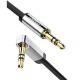 Εικόνα της Καλώδιο Ugreen Angled Flat Audio 3.5mm M/M 2m Black 10599