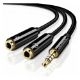 Εικόνα της Headset Audio Splitter Ugreen 0.2m Black 30620