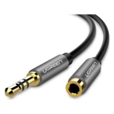 Εικόνα της Καλώδιο Audio Ugreen 3.5mm M/F 2m Black 10594