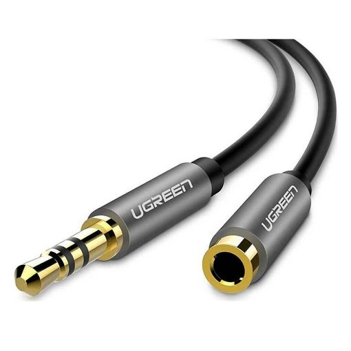 Εικόνα της Καλώδιο Audio Ugreen 3.5mm M/F 5m Black 10538
