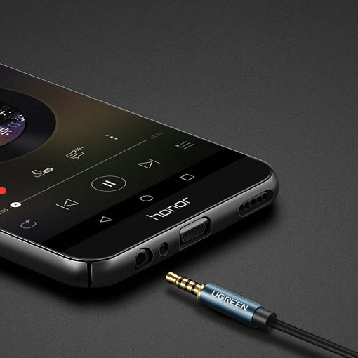 Εικόνα της Καλώδιο Audio Ugreen 3.5mm M/F 0.5m Black 40672