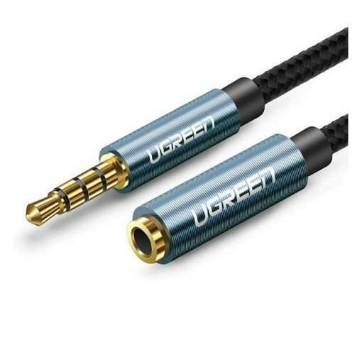 Εικόνα της Καλώδιο Audio Ugreen 3.5mm M/F 2m Black 40675