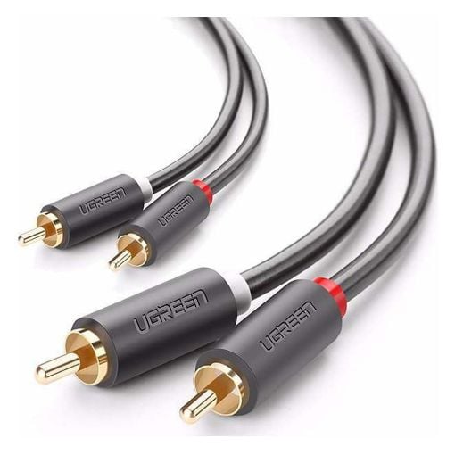Εικόνα της Καλώδιο Ugreen Audio 2 x RCA M/M 1m Black 30747