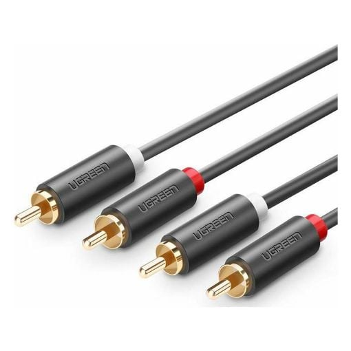 Εικόνα της Καλώδιο Ugreen Audio 2 x RCA M/M 2m Black 10518