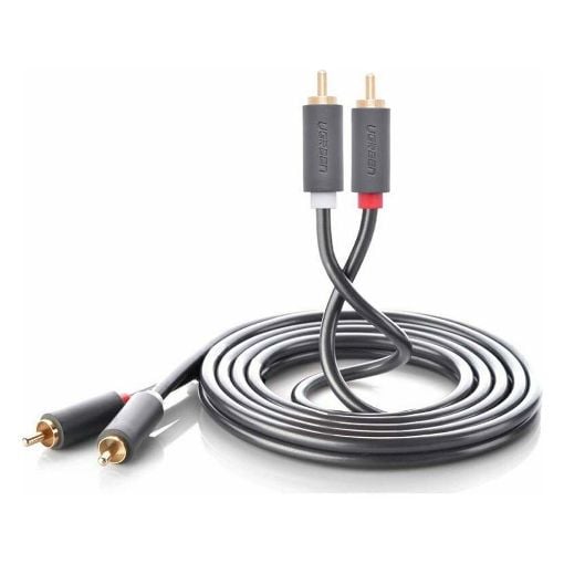 Εικόνα της Καλώδιο Ugreen Audio 2 x RCA M/M 2m Black 10518