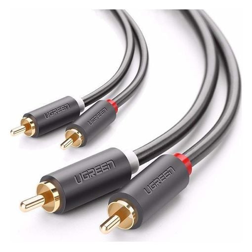 Εικόνα της Καλώδιο Ugreen Audio 2 x RCA M/M 3m Black 10519