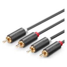 Εικόνα της Καλώδιο Ugreen Audio 2 x RCA M/M 5m Black 10520