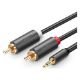 Εικόνα της Καλώδιο Ugreen Audio 3.5mm M to 2 x RCA M 1.5m 10583