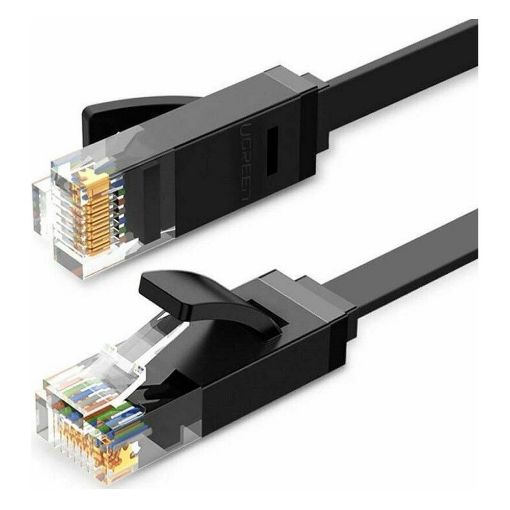 Εικόνα της Καλώδιο Δικτύου Ugreen UTP Flat CAT.6 1m Black 50173
