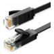 Εικόνα της Καλώδιο Δικτύου Ugreen UTP Flat CAT.6 1m Black 50173