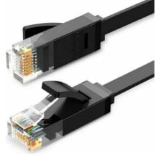 Εικόνα της Καλώδιο Δικτύου Ugreen UTP Flat CAT.6 5m Black 50176