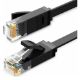 Εικόνα της Καλώδιο Δικτύου Ugreen UTP Flat CAT.6 5m Black 50176